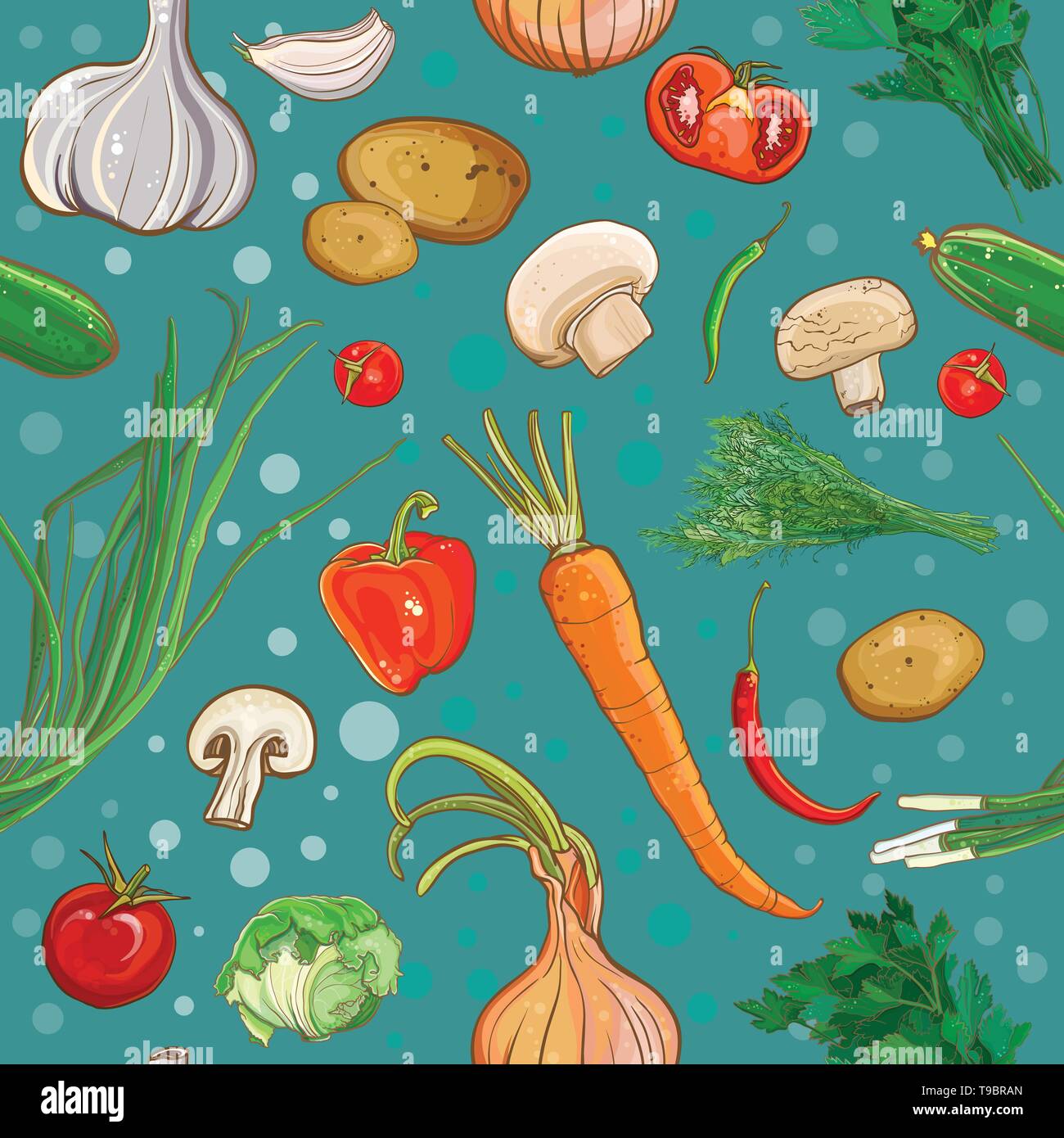 Kartoffeln mit dill Stock-Vektorgrafiken kaufen - Alamy
