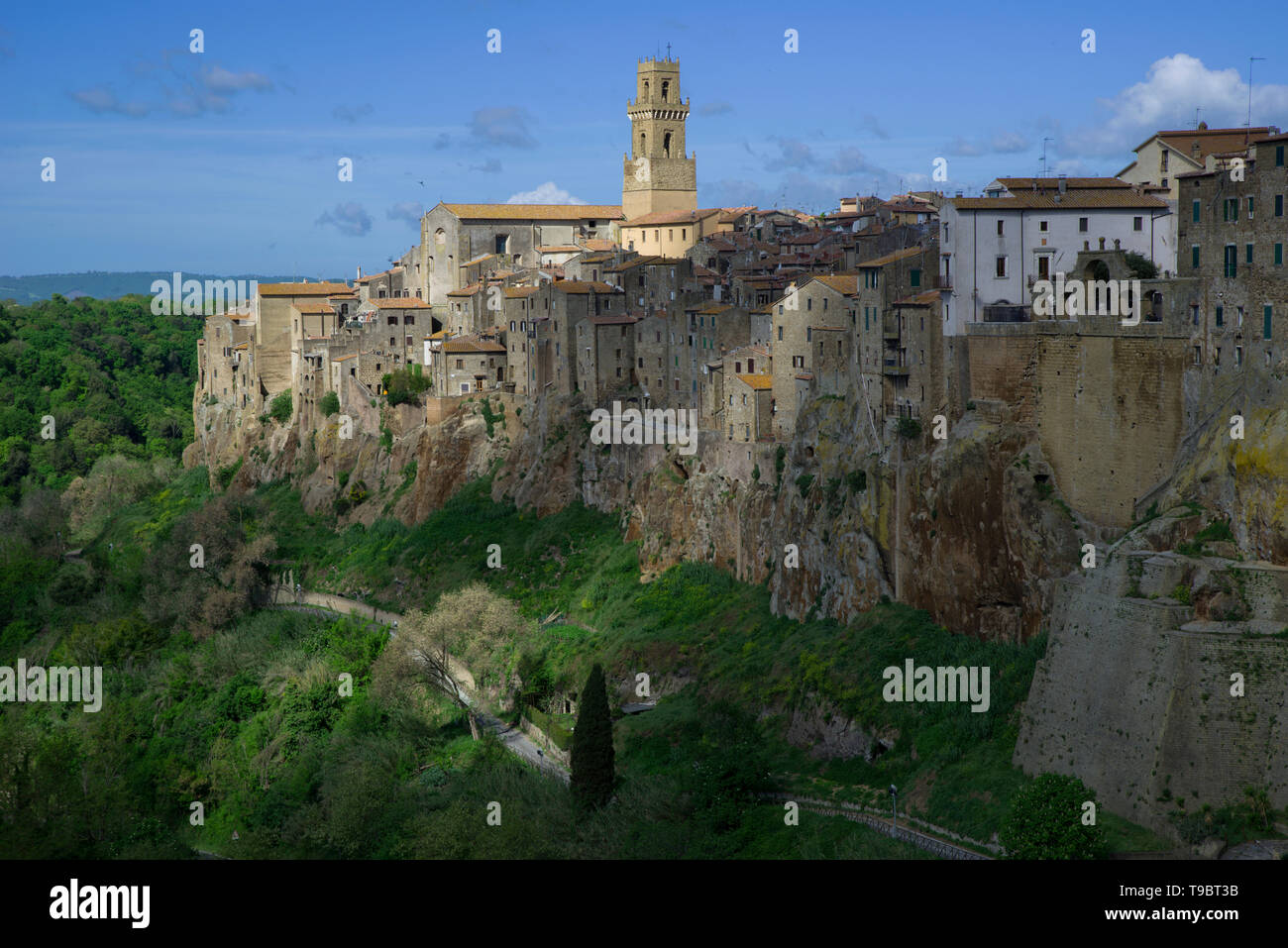 Pitigliano, Toskana, Italien, Ansicht Stockfoto