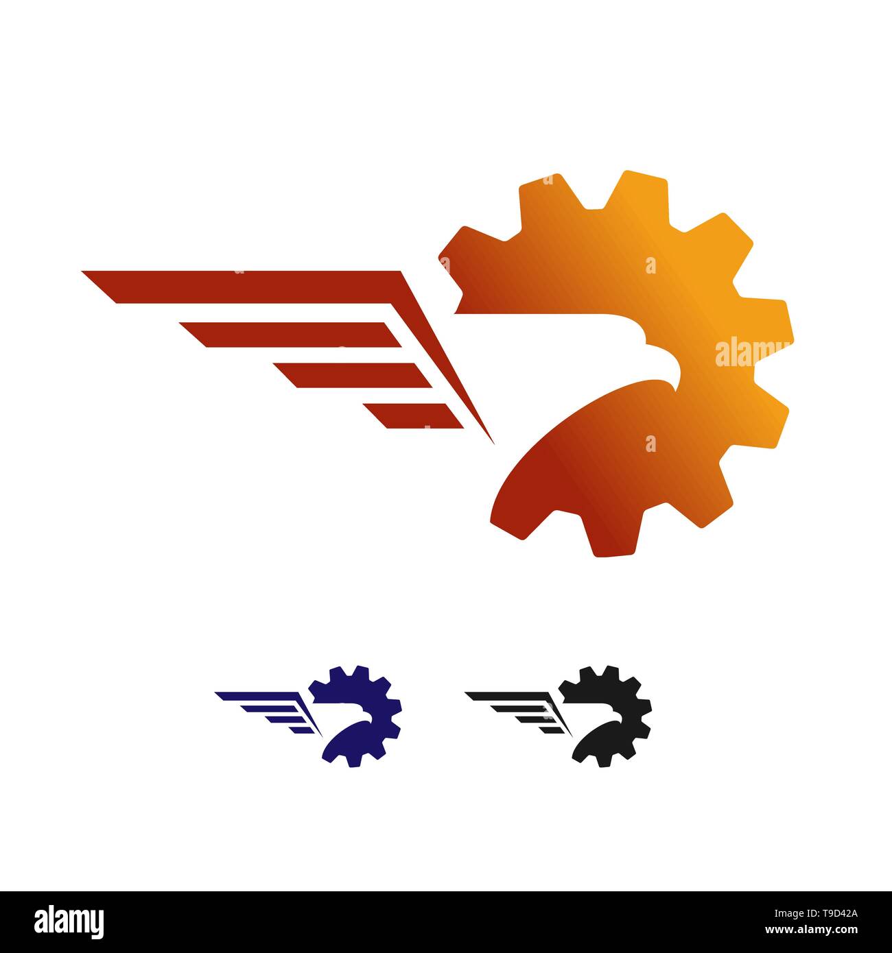 Eagle vector Logo. Eagle head Abbildung. Falcon Vektor icon Vorlage. Hawk Logo Design. Stock Vektor