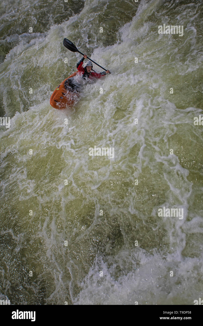 Action Wassersport Stockfoto