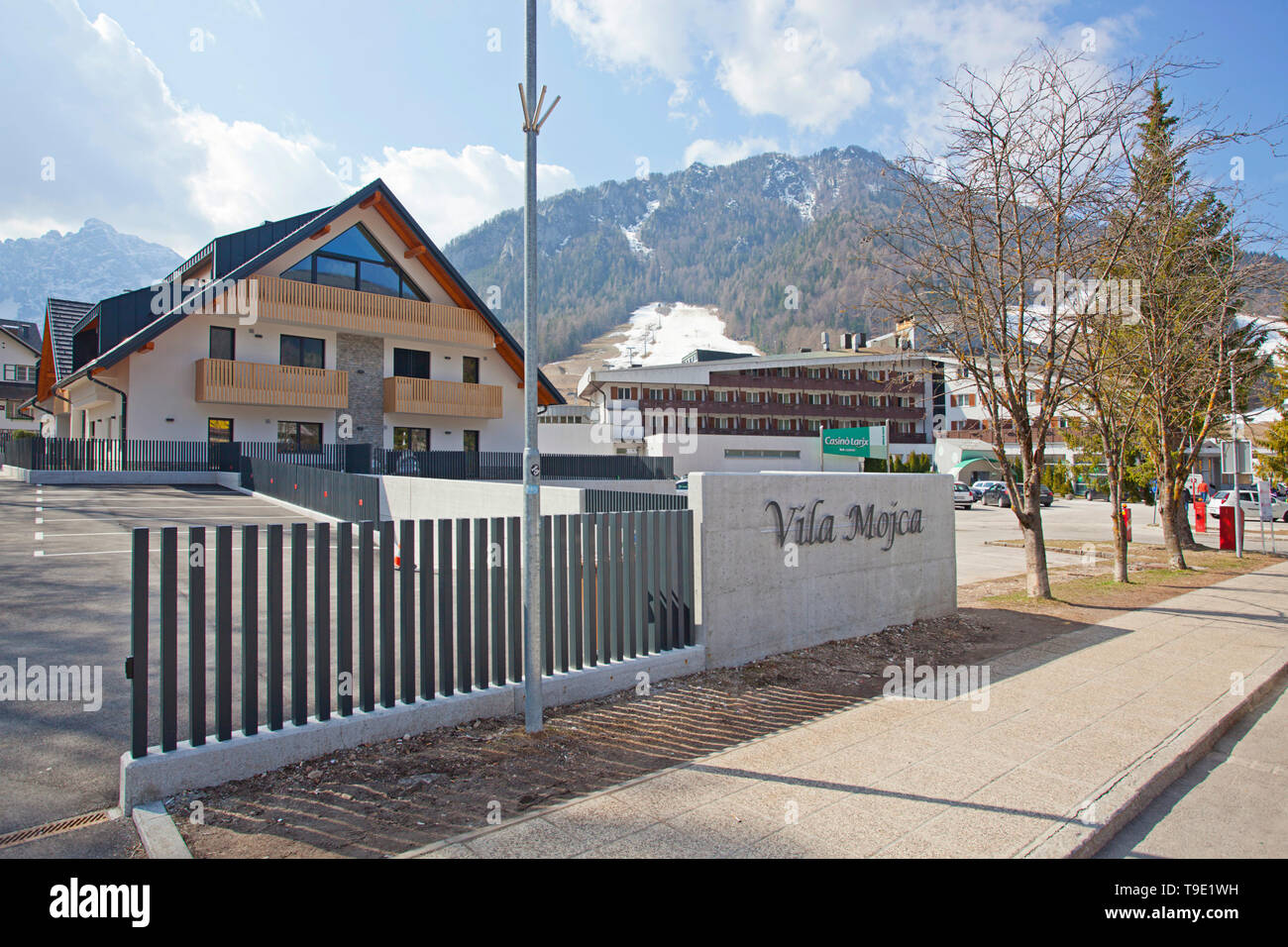 Vila Mojca, Kranjska Gora, Slowenien Stockfoto