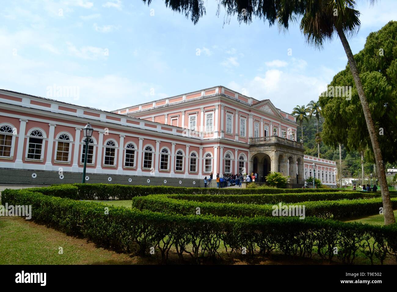 Imperial Museum von Petrópolis. Sommerresidenz der brasilianischen Kaiser. Neoclasical Stil. Stockfoto