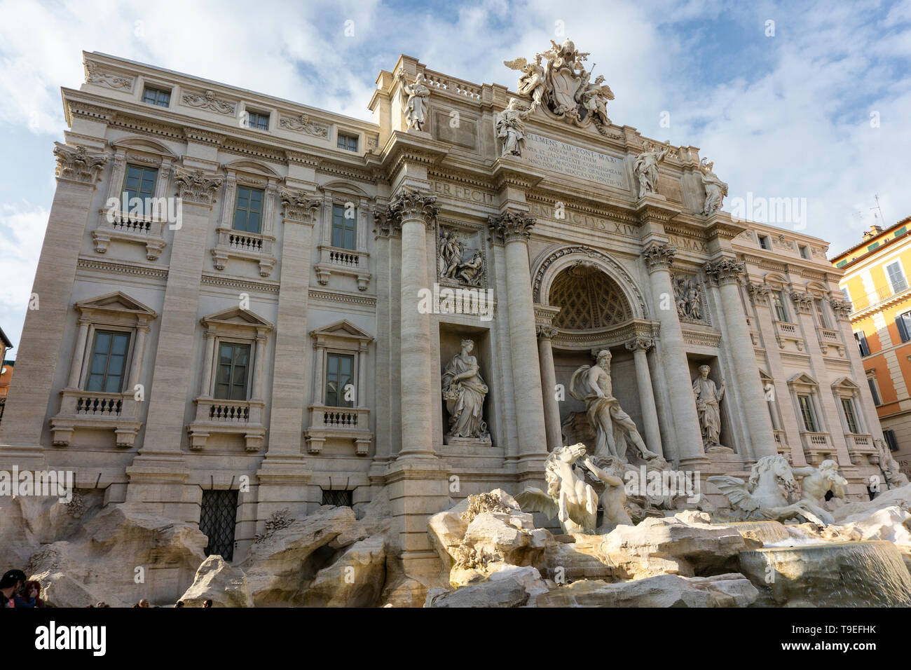 Revi Brunnen in Rom, Italien. Stockfoto