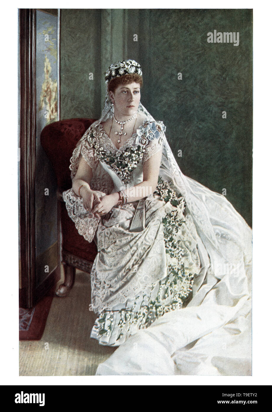Prinzessin Beatrice von Großbritannien (Prinzessin Henry von Battenberg), das fünfte und jüngste Kind Tochter von Königin Victoria und Prinz Albert. Stockfoto