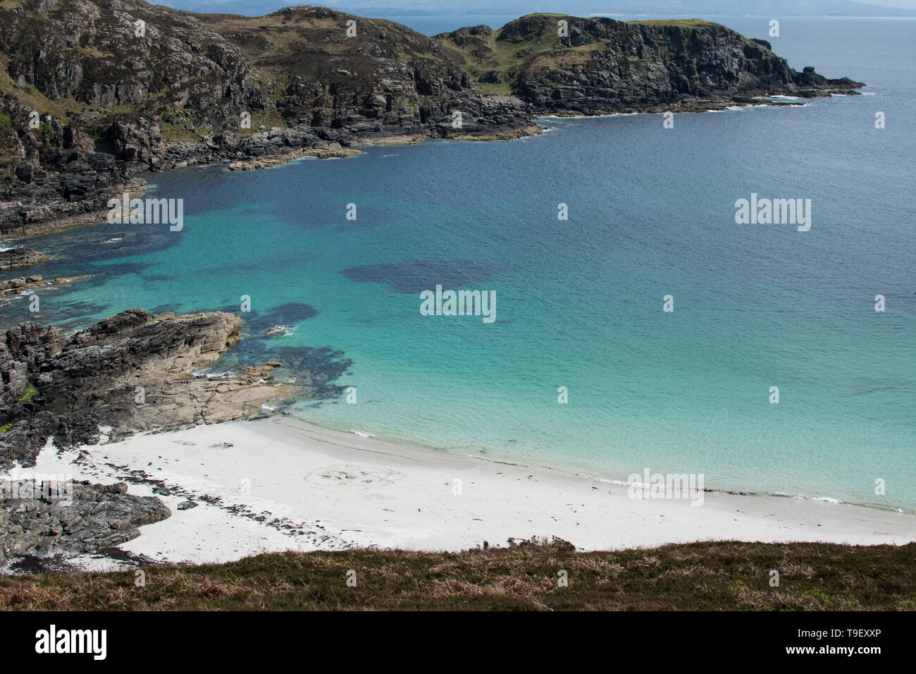 Strand auf der Isle Of Skye Stockfoto