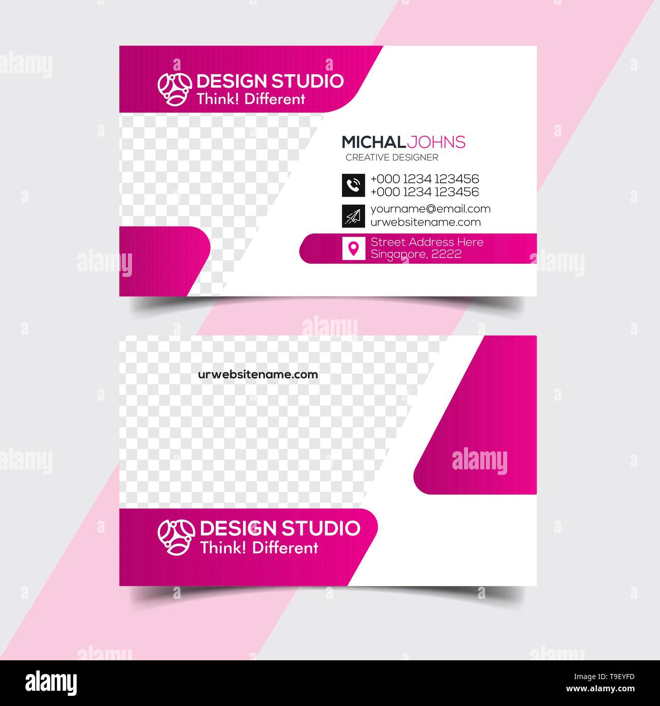 Modern Creative Business Template Design Stock Vektor