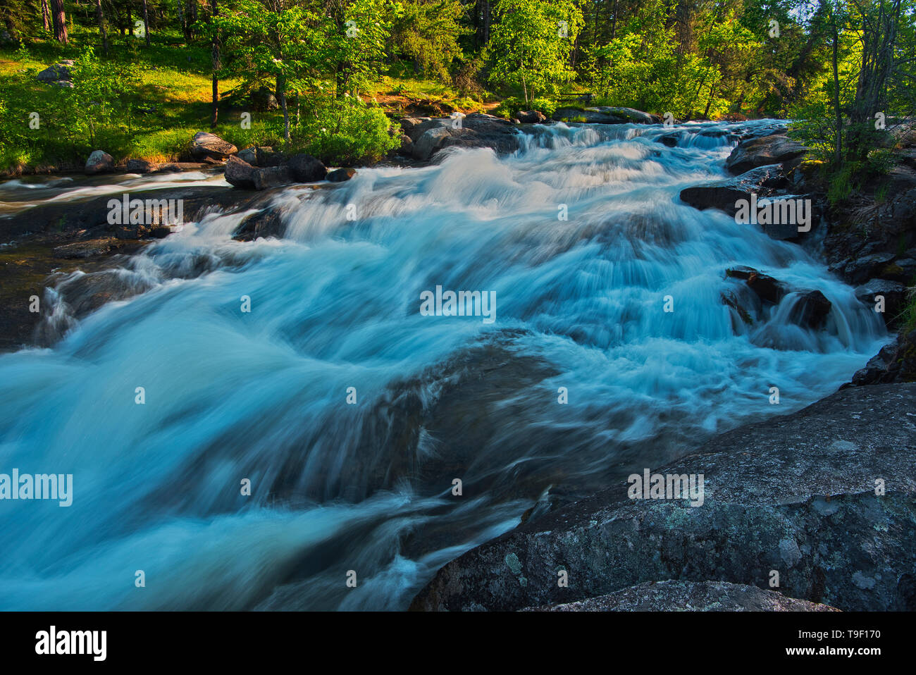 Rauschenden Fluss Rushing River Provincial Park, Ontario, Kanada Stockfoto