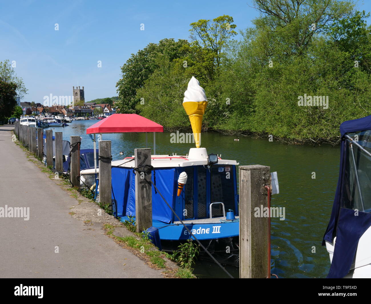 Henley on Thames, Eis Boot Stockfoto