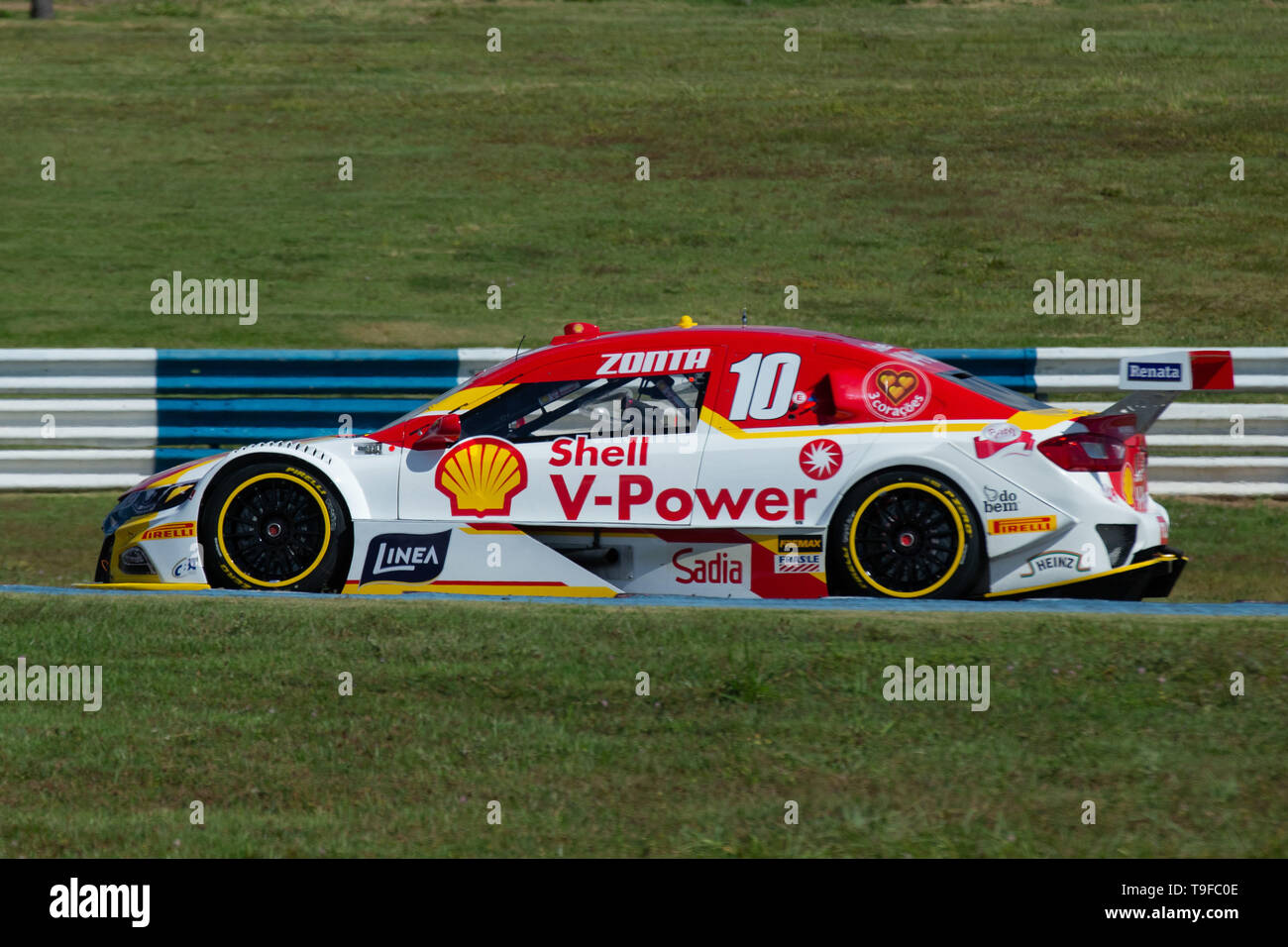 GOIÂNIA, GEHEN - 18.05.2019: TREINO CLASSIFICAT 'RIO STOCK CAR - Ricardo Zonta im Qualifying der 3. Stufe von Goiânia für die Stock Car Rennen in Goiânia International Circuit Ayrton Senna, am Samstag, 18. (Foto: myke Sena/Fotoarena) Stockfoto