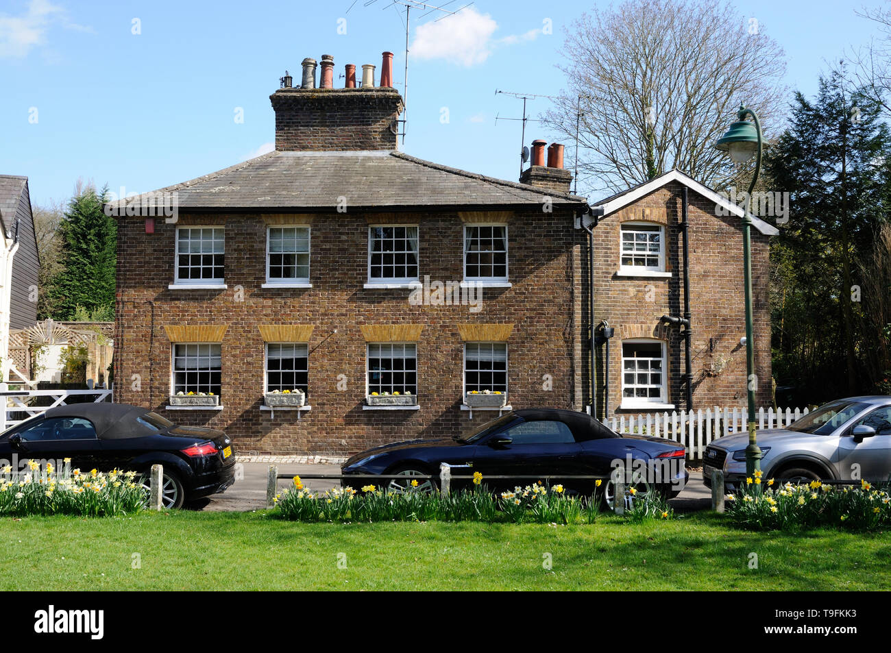 Holmes Cottages, Letchmore Heath, Hertfordshire Stockfoto