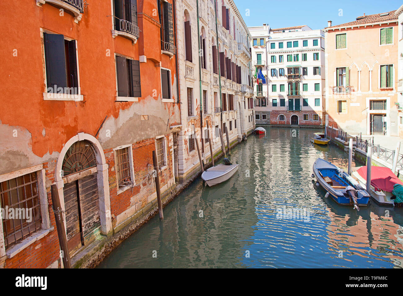 Brücken und Kanäle von Venedig, Italien Stockfoto