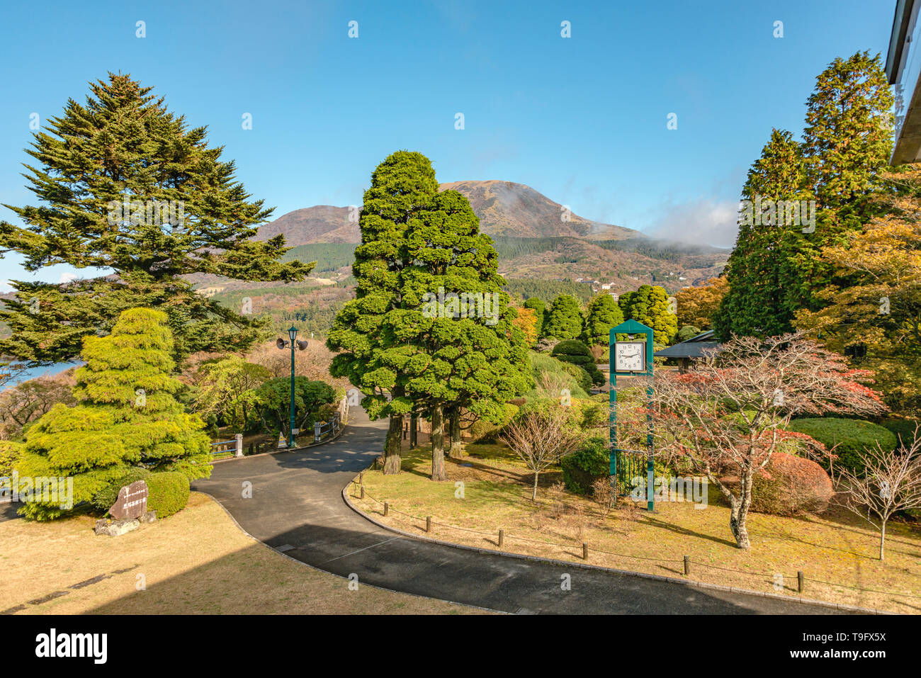 Onshi-Hakone Park im Herbst, Hakone, Japan Stockfoto