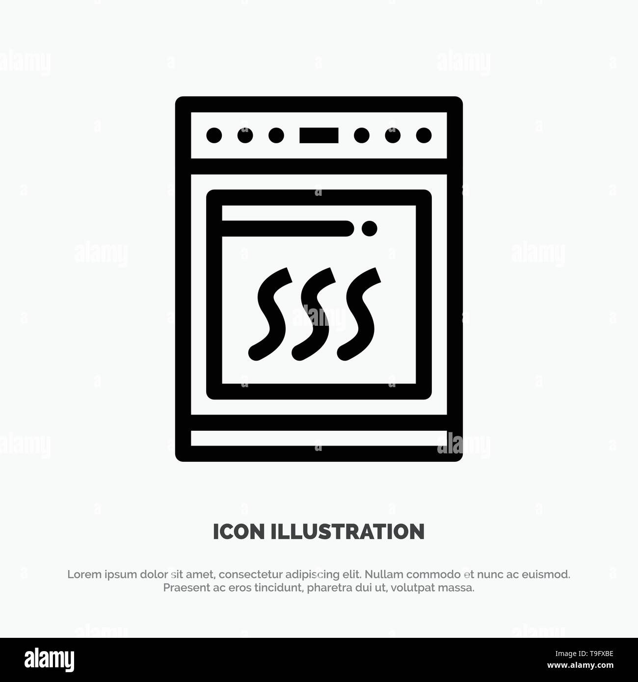 Toaster ofen symbol -Fotos und -Bildmaterial in hoher Auflösung – Alamy