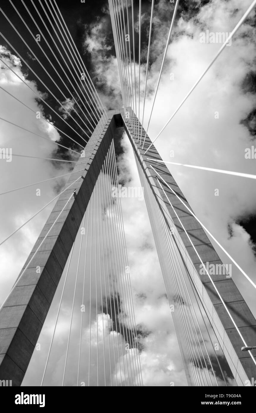 Cooper River Bridge, Charleston, South Carolina Stockfoto