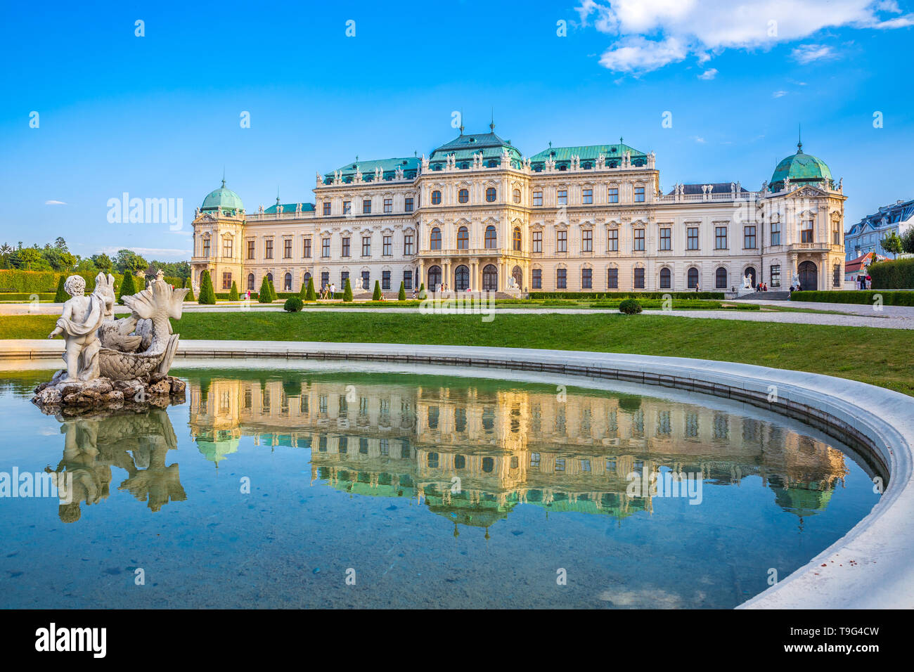 Schloss Belvedere Schloss in Wien, Österreich Stockfoto