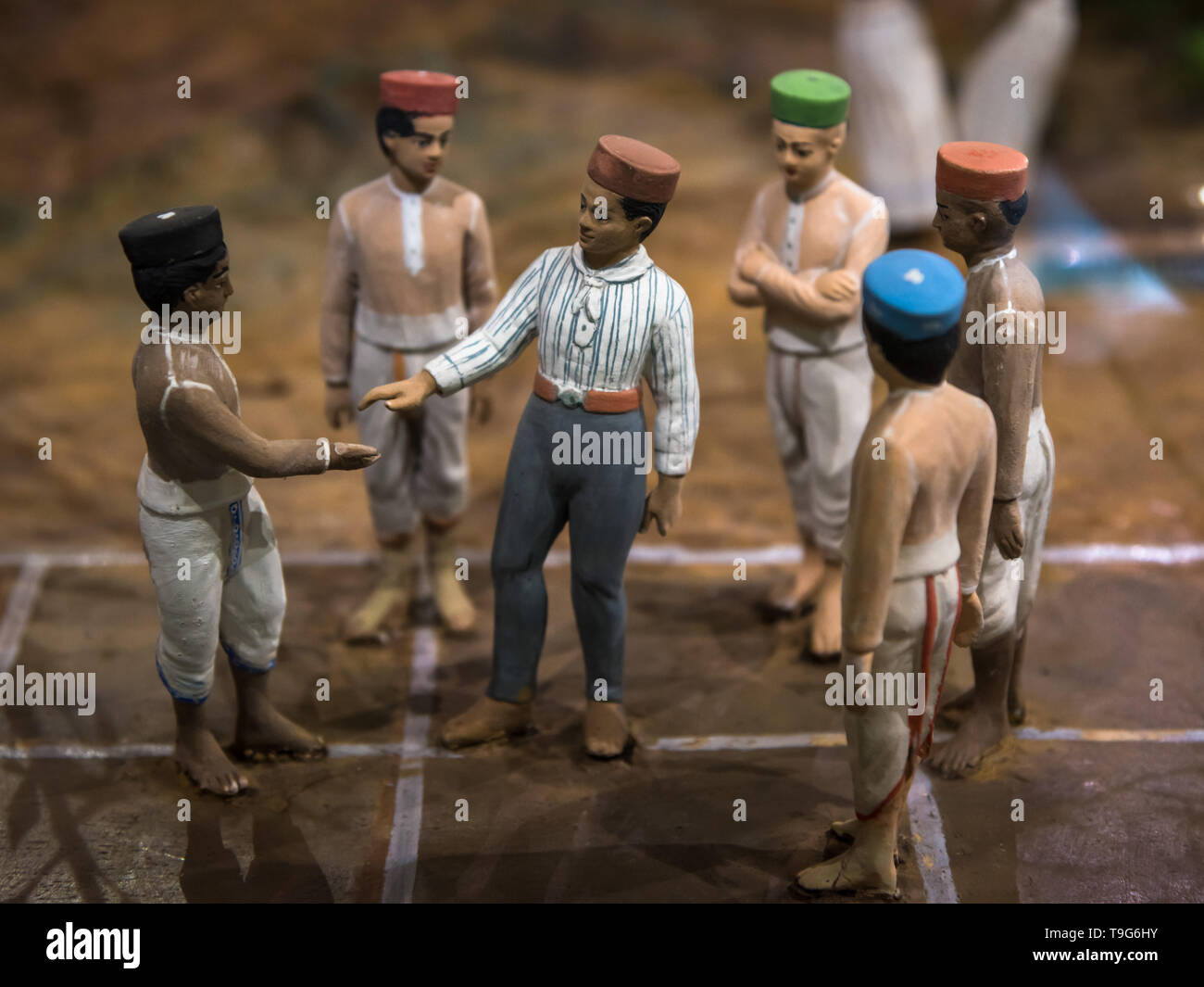 Atya Patya spiel Diorama, Dr Bhau Daji Lad Museum, Mumbai, Indien Stockfoto