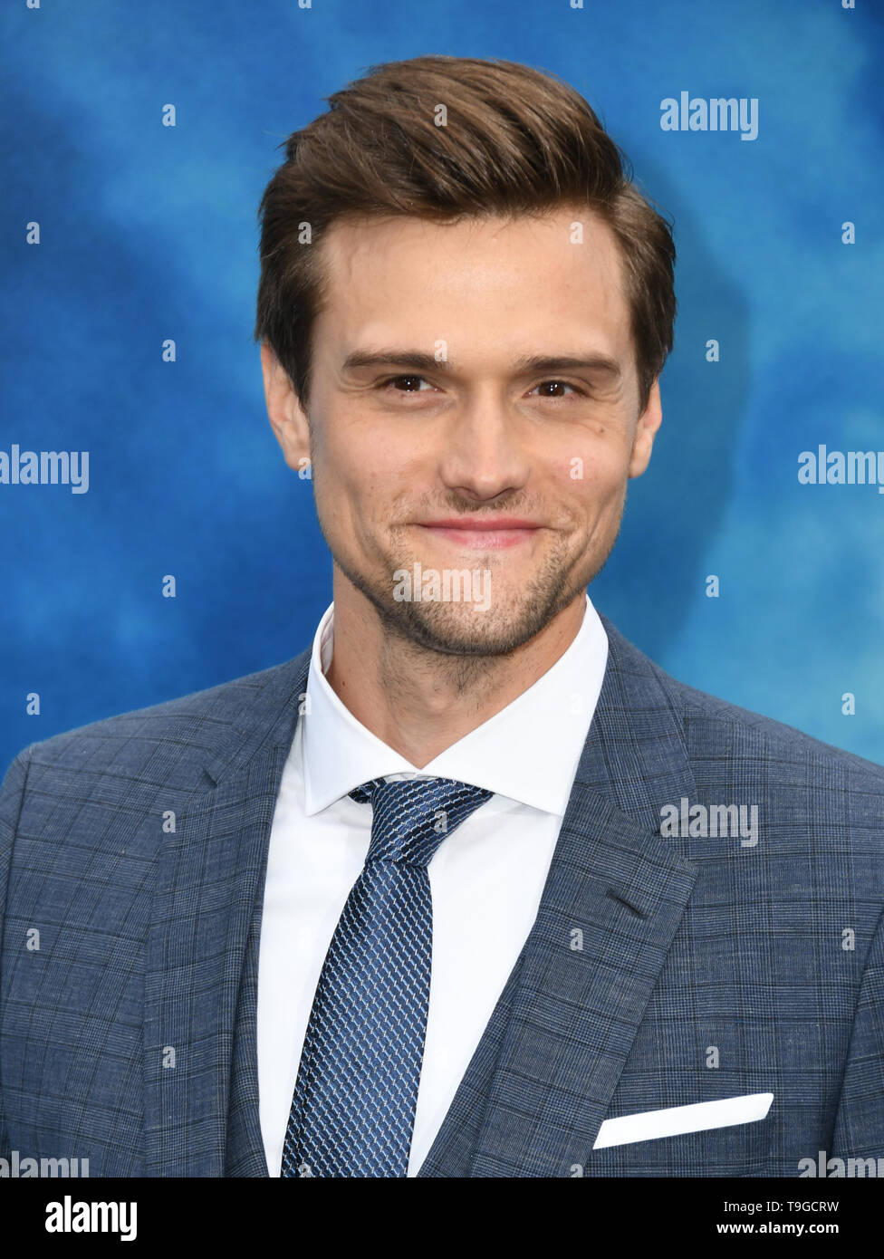 Mai 2019 – Hollywood, Kalifornien, USA – 18. Mai 2019 – Hollywood, Kalifornien – Hartley Sawyer. „Godzilla: King of the Monsters“ in Los Angeles Premiere im TCL Chinese Theatre. Foto: Birdie Thompson/AdMedia (Foto: © Birdie Thompson/AdMedia) Stockfoto
