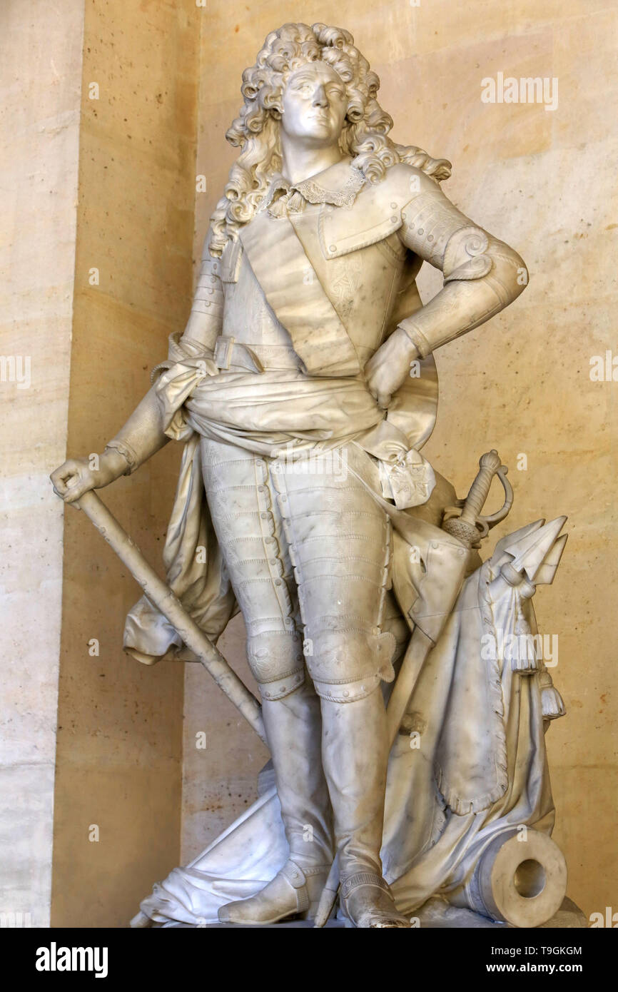 François-Henri de Montmorency. Château de Versailles. /François-Henri de Montmorency. Schloss von Versailles. Stockfoto