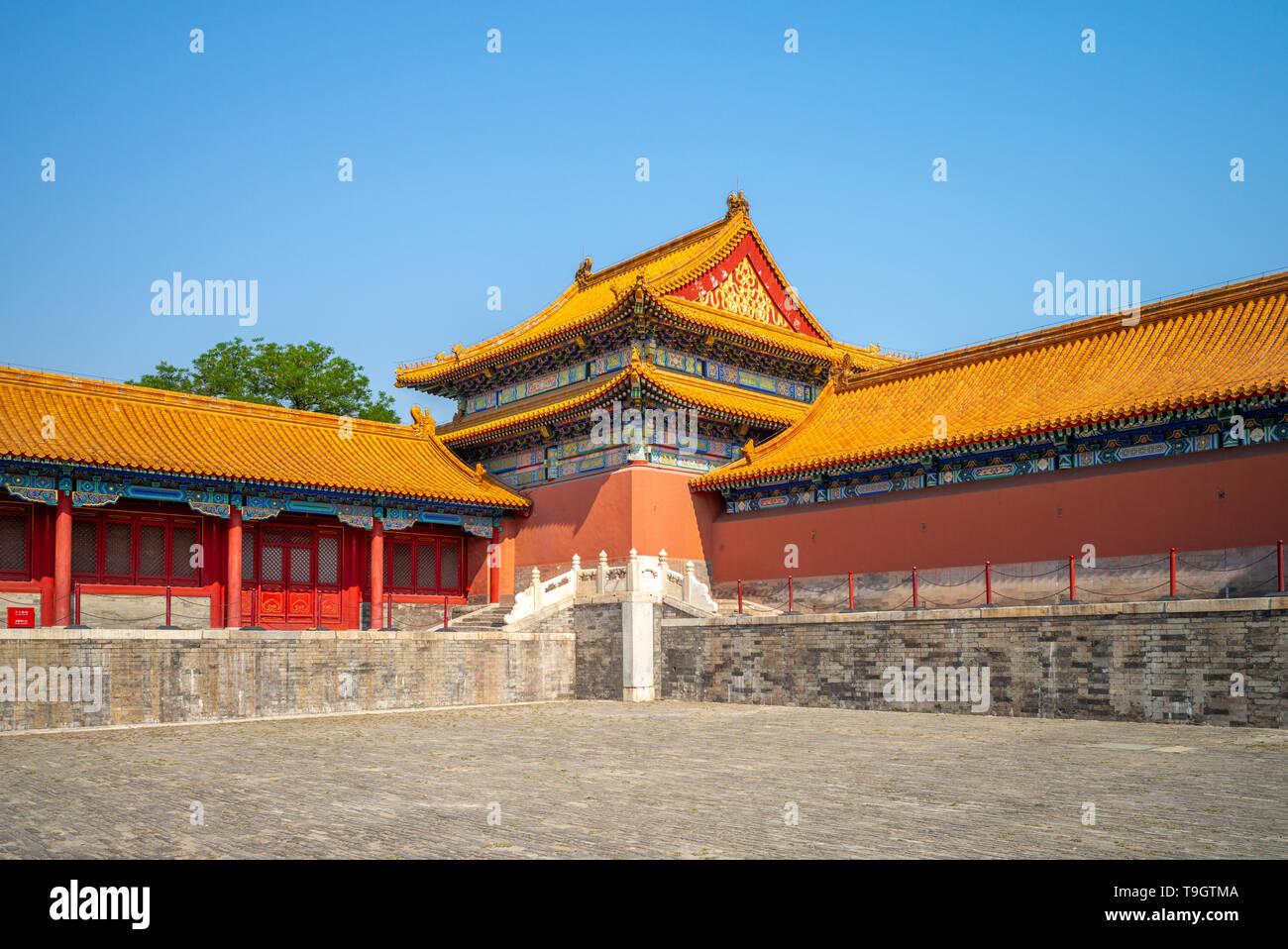 Die Verbotene Stadt in Peking, die Hauptstadt von China Stockfoto