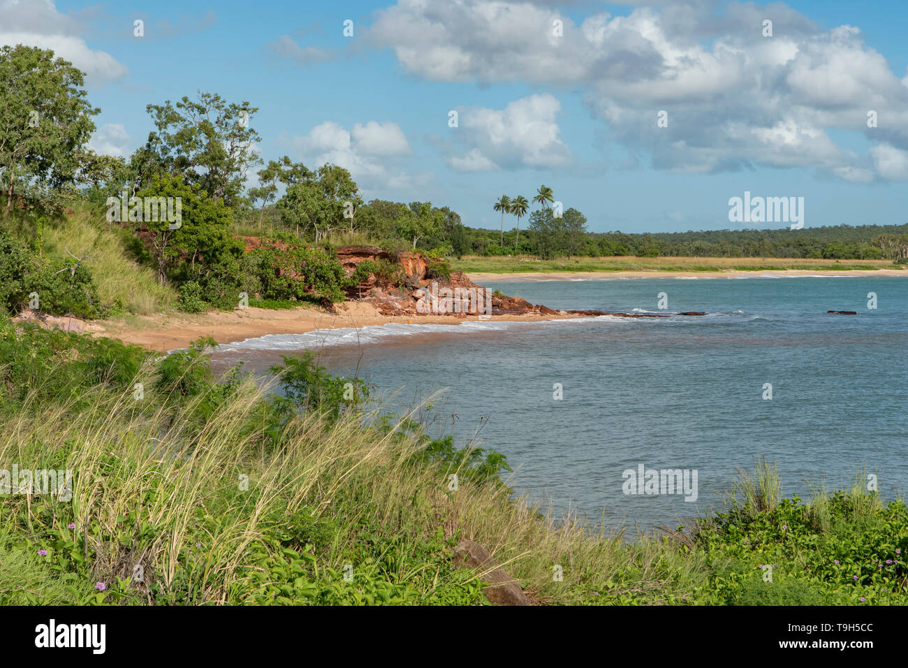 Strand von Yirrkala, Nhulunbuy, NT Stockfoto