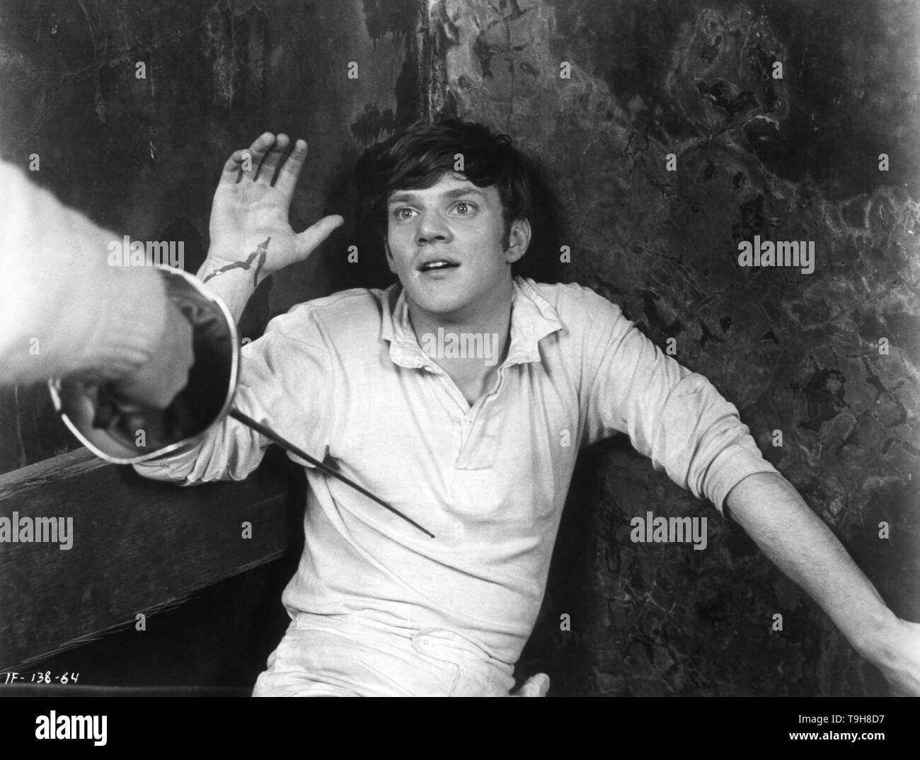 Malcolm McDowell als Mick Travis, wenn…. 1968 Lindsay Anderson Drehbuch David Sherwin Memorial Unternehmen/Paramount British Bilder Stockfoto