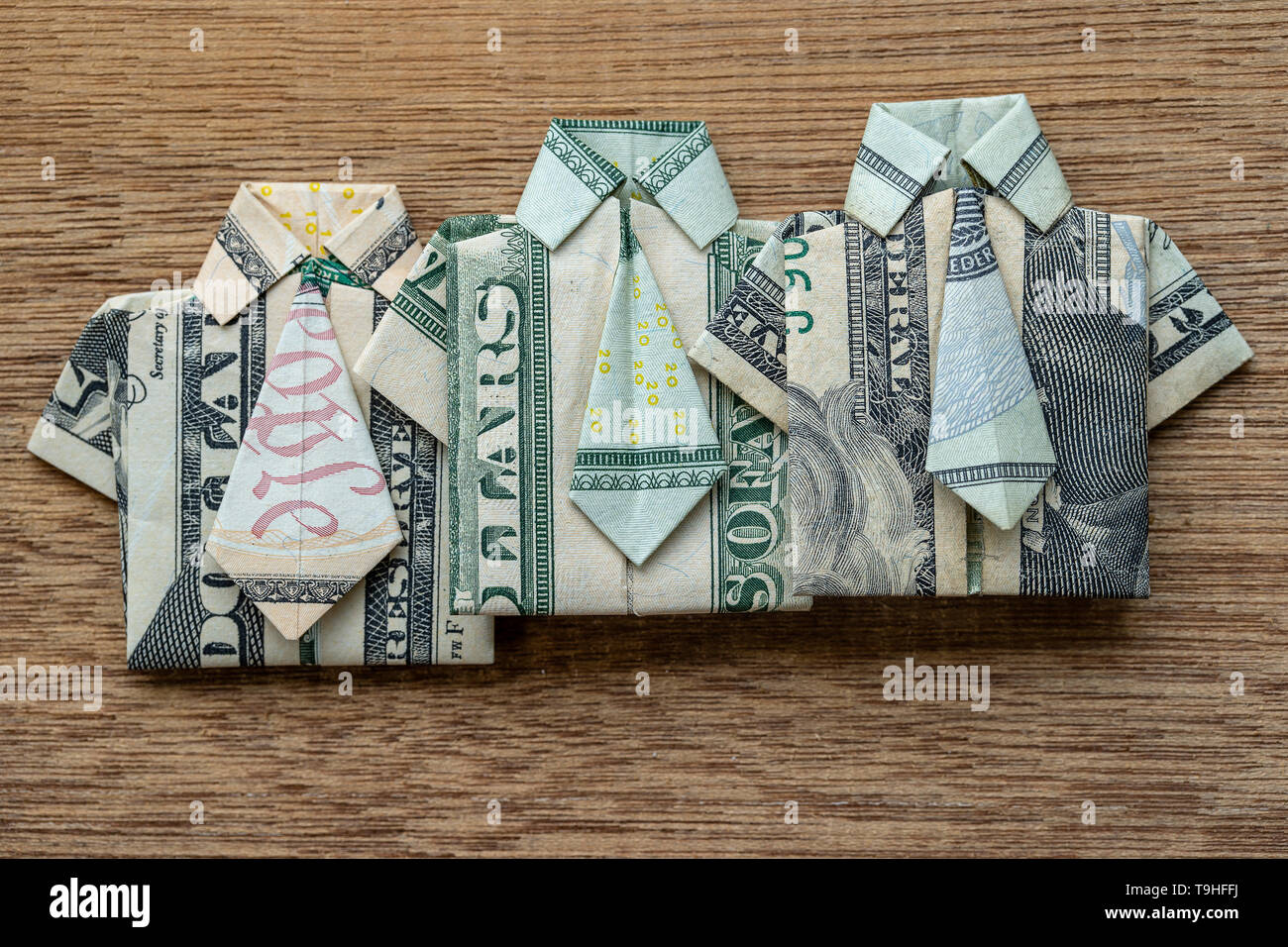 wallpapers Dollar T Shirt Origami alamy