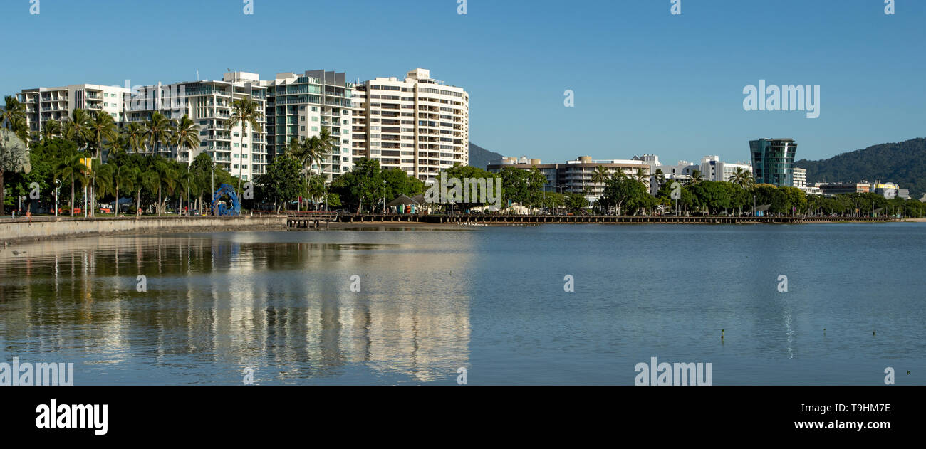 Uferpromenade am Panorama Cairns, Queensland Stockfoto