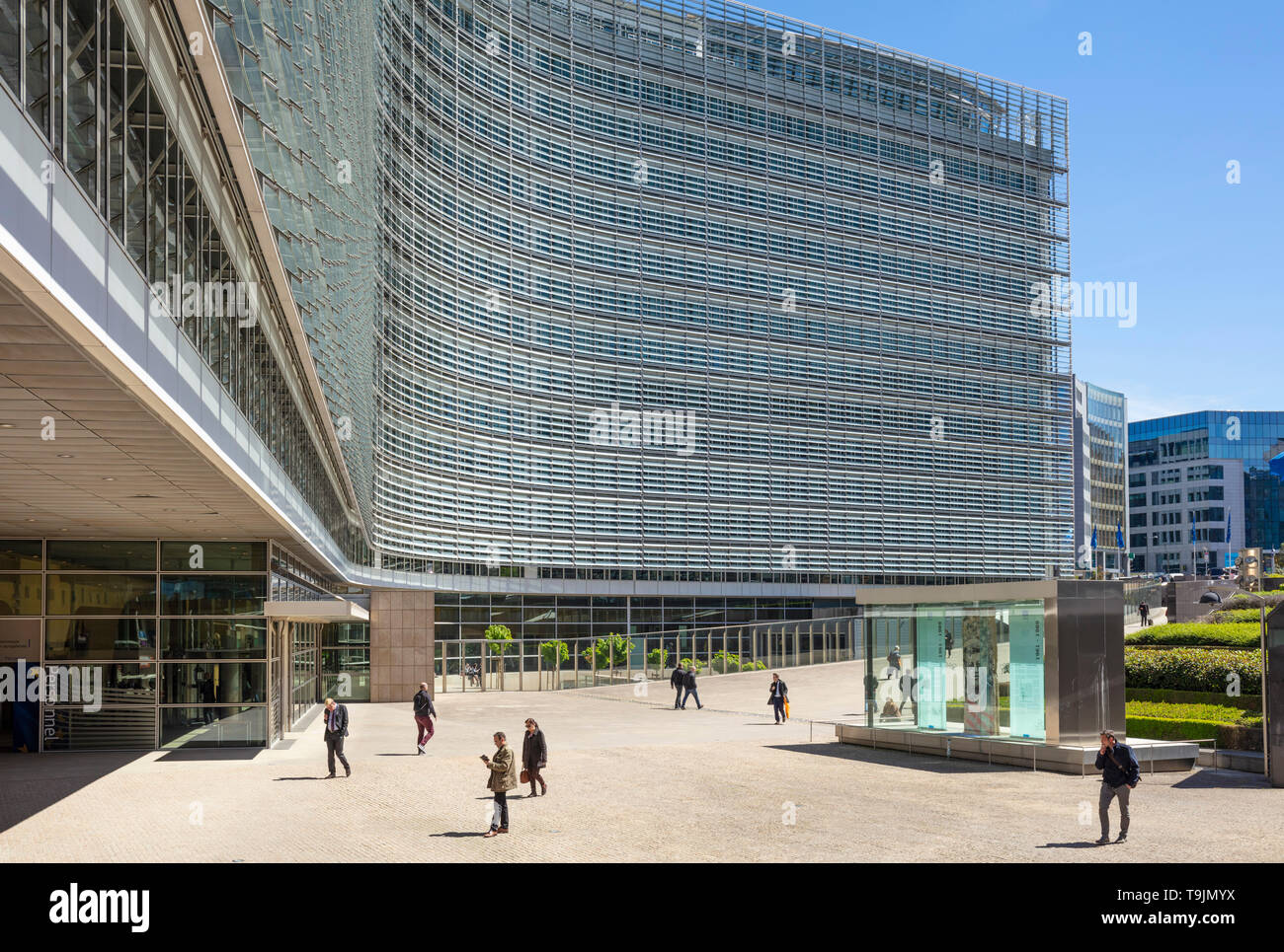 Sitz der Europäischen Kommission Gebäude Gebäude der EU-Kommission Europäische Kommission Gebäude Berlaymont, Brüssel, Belgien, EU, Europa Stockfoto