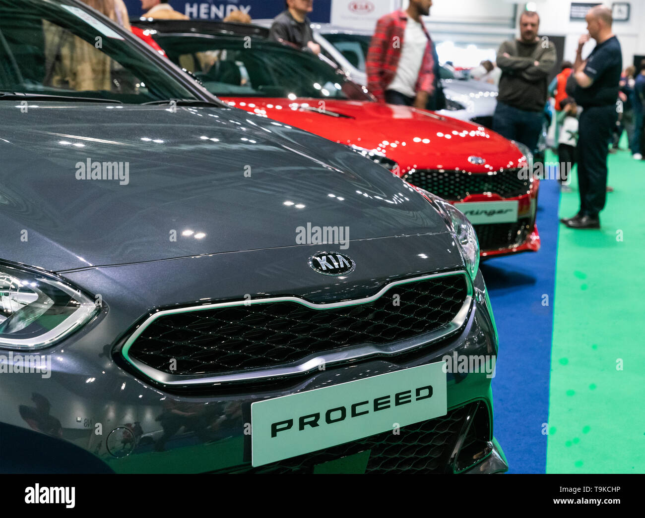 18. Mai 2019. London, Großbritannien. Nahaufnahme Bild des Kia gehen Sie Modell bei der London Motor Show 2019. Stockfoto