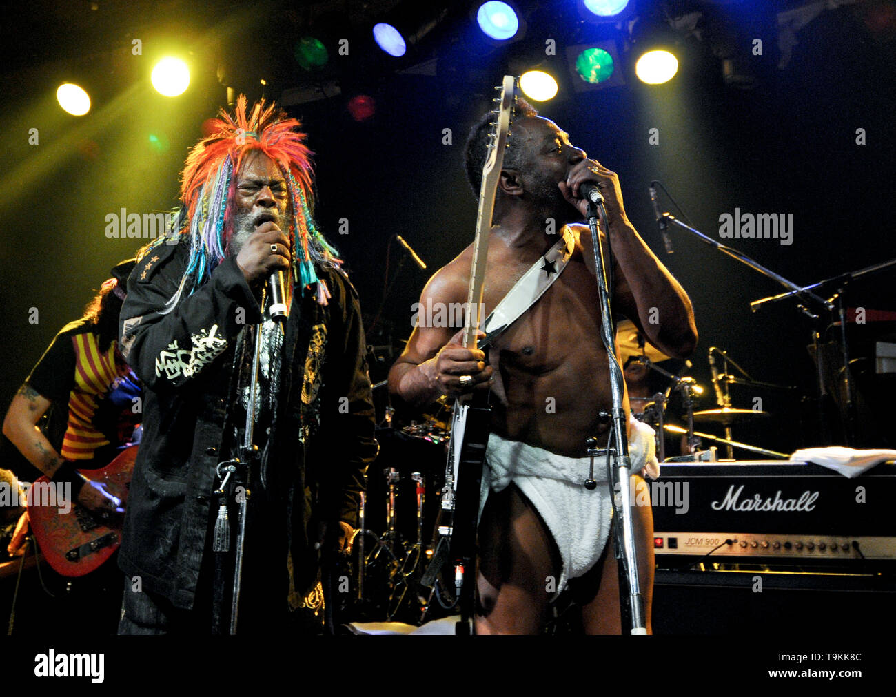 George Clinton Und Garry Shider Von Parliament Funkadelic Stockfotografie Alamy