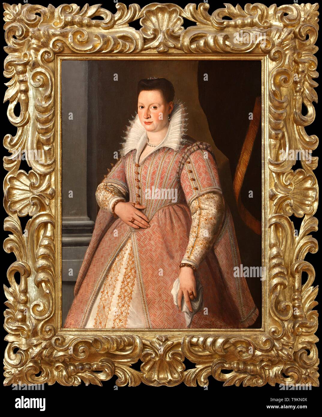 Portrait von Bianca Cappello (1548-1587). Museum: Museo Civico, Sansepolcro. Autor: Santi Di Tito. Stockfoto