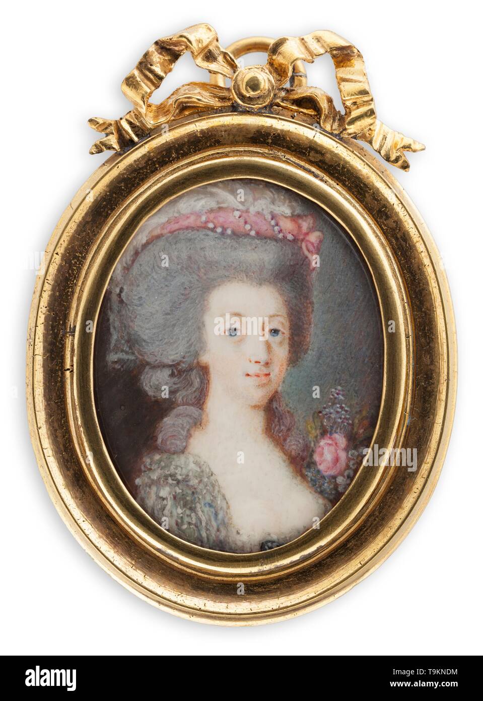 Portrait von Sophia Magdalena Dänemarks (1746-1813), Königin von Schweden. Museum: Sinebrychoffin Taidemuseo, Helsinki. Autor: Cornelius Høyer. Stockfoto