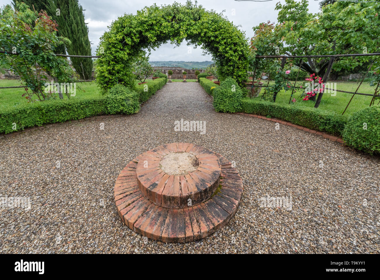 Villa di Geggiano, Ponte a Bozzone, Castelnuovo Berardenga, Italien Stockfoto