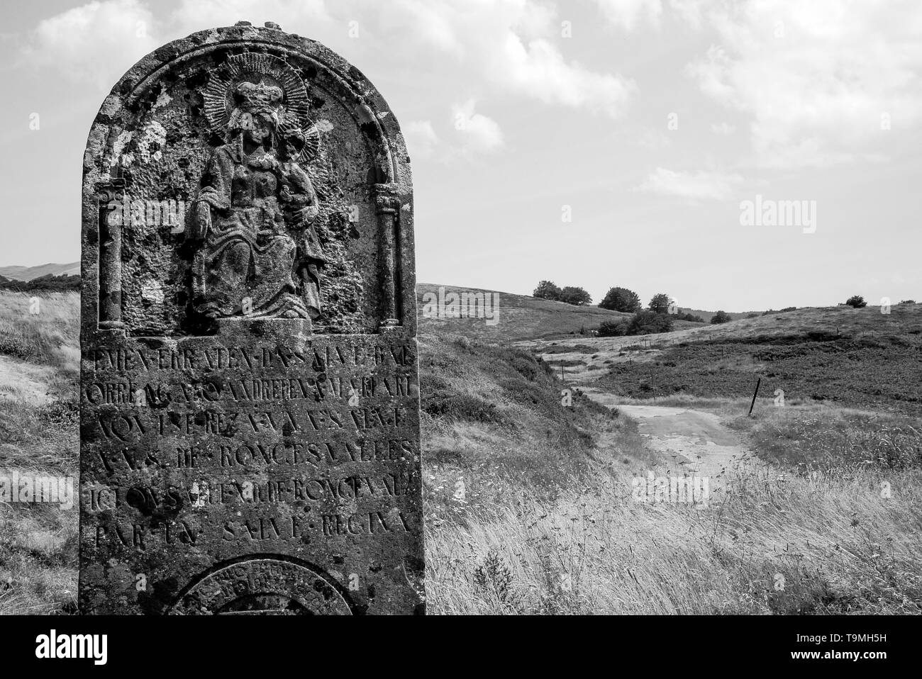 Roncevaux, Pyrénées-Atlantiques, Frankreich Stockfoto