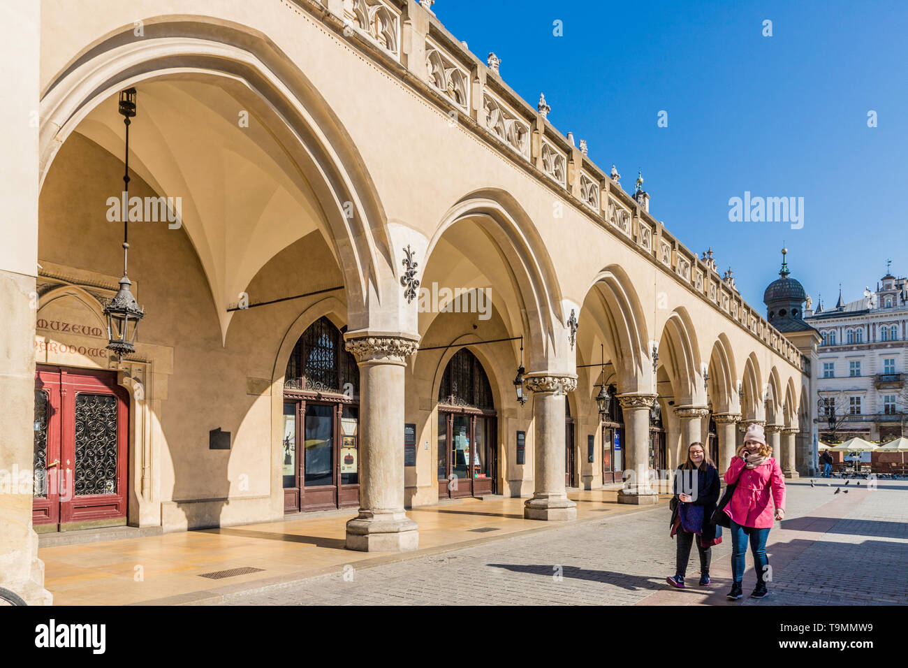 Krakau mittelalterliche Altstadt Hauptplatz Stockfoto