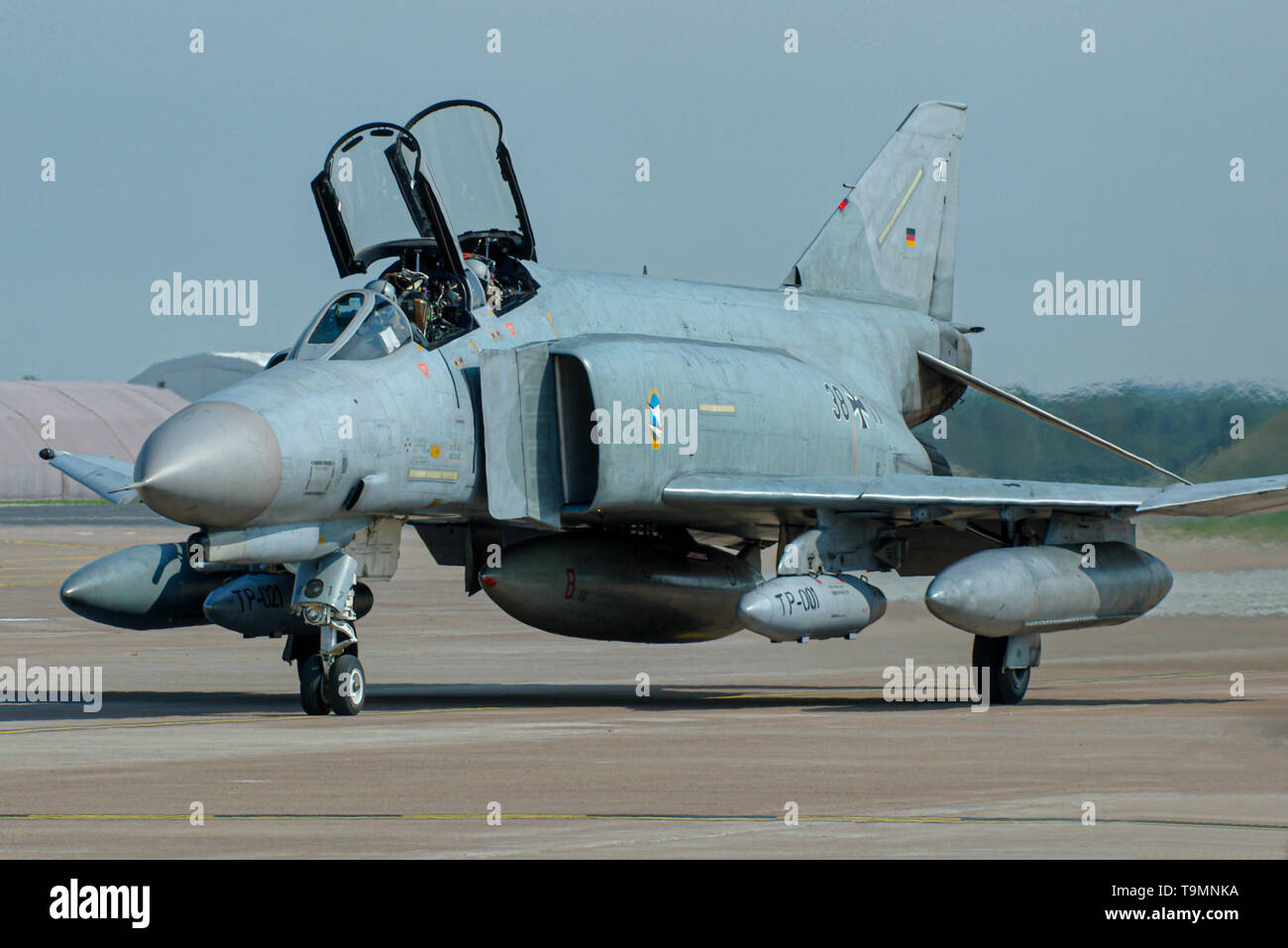 German Air Force McDonnell Douglas F-4 Phantom II Jet fighter Ebene des Jagdgeschwader 74 (JG 74) (74th Fighter Wing). F-4F fighter Rollens Stockfoto