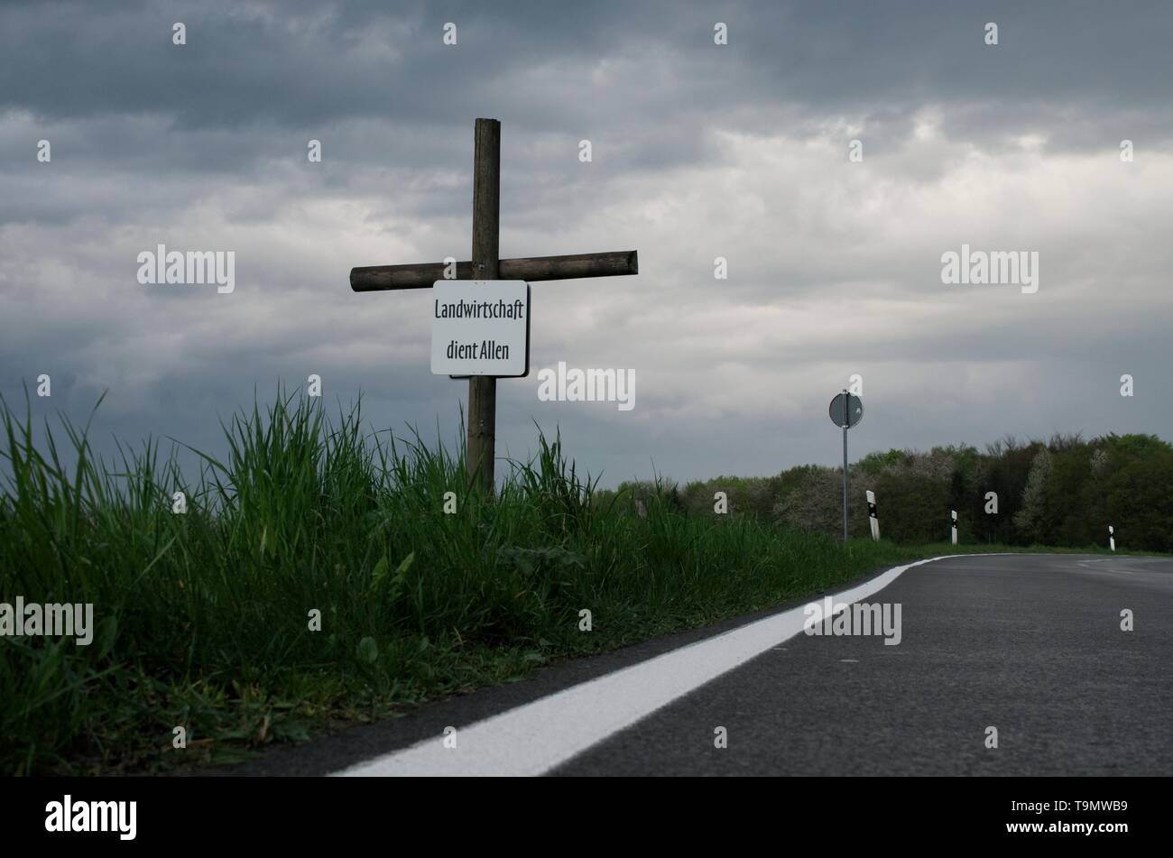 "Landwirtschaft dient Allen' Stockfoto