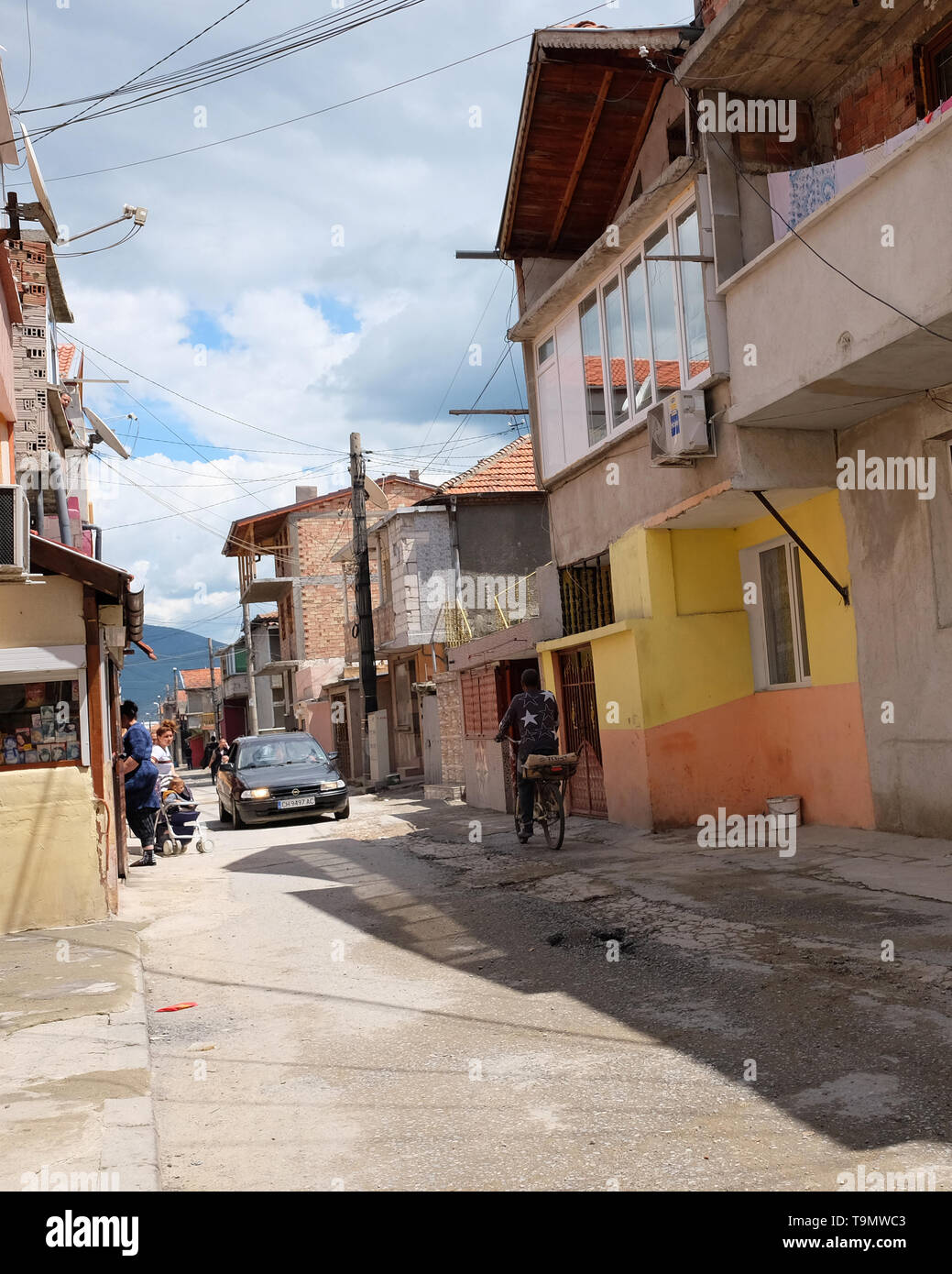 Mai 2019 - Straßen von Sliven, Bulgarien, Stockfoto