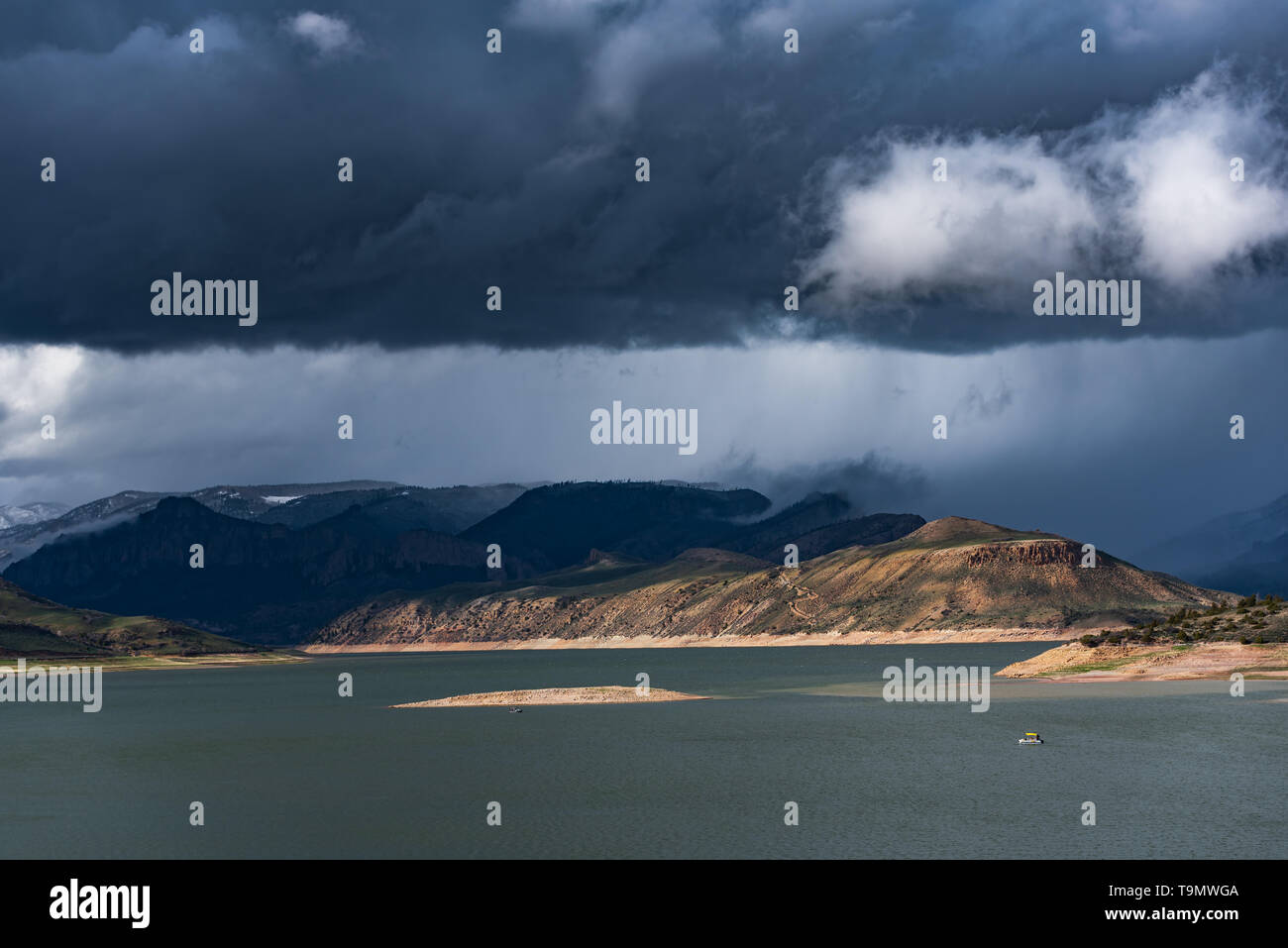 Gunnison River Sturm Stockfoto