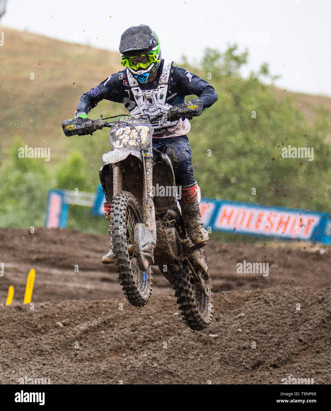 Rancho Cordova, CA USA 18 Mai, 2019. A.: #39 Colt Nichols aus Abschnitt 16, die während der Lucas Oil Pro 250 Motocross Meisterschaft an hangtown Motocross Classic Rancho Cordova, CA Thurman James/CSM/Alamy leben Nachrichten Stockfoto