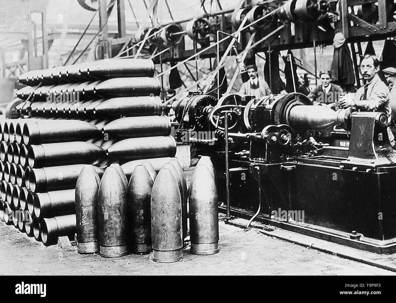 WW1 Munitionsfabrik Stockfoto