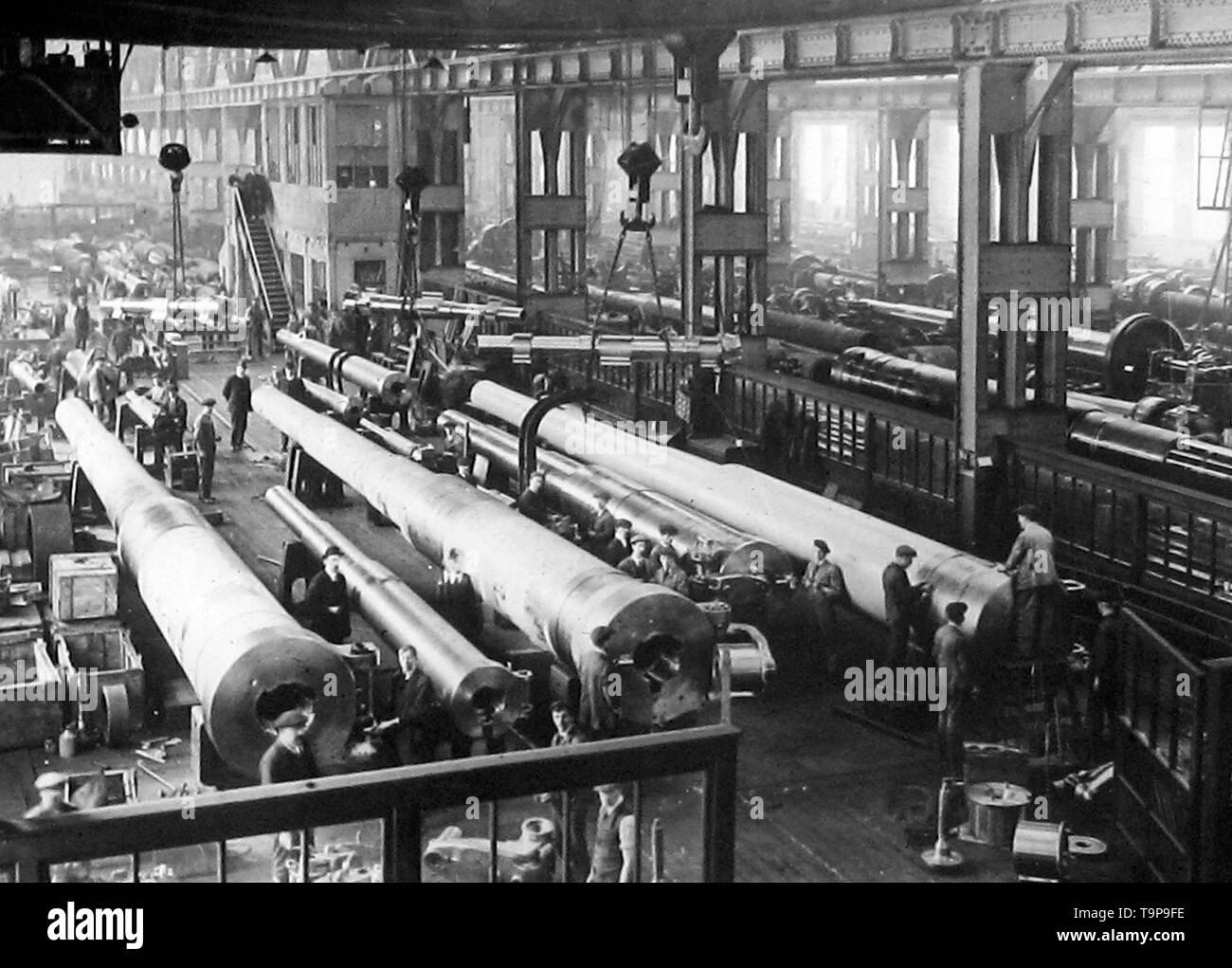 WW1 Munitionsfabrik Stockfoto