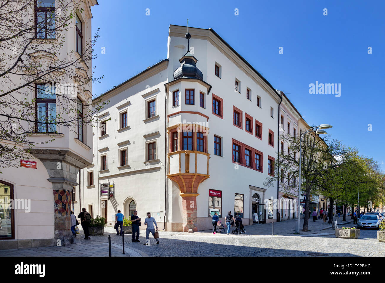 Masarykovo náměstí, Jihlava, Vysočina, Česká republika/Masaryk-platz, Stadt Jihlava, Region Liberec, Tschechische Republik, Europa Stockfoto