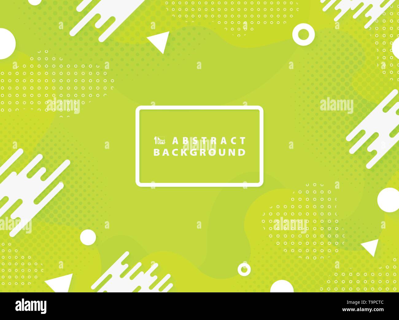 Abstrakte leuchtend grüne Farbe vektor design geometrischen Element Hintergrund. Sie können für die Landing Page, Web site verwenden, Muster, Zeichnungen, Drucken, Abdeckung Stock Vektor