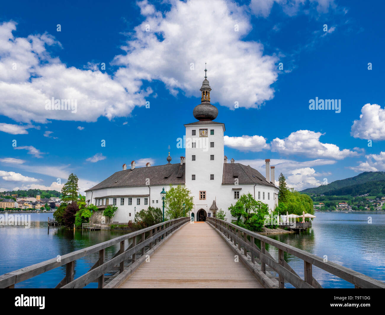 Schloss Orth am Traunsee, Gmunden, Salzkammer, Oberösterreich, Österreich, Schloß Orth im Traunsee, Salzkammergut, Oberösterreich, Österreic Stockfoto