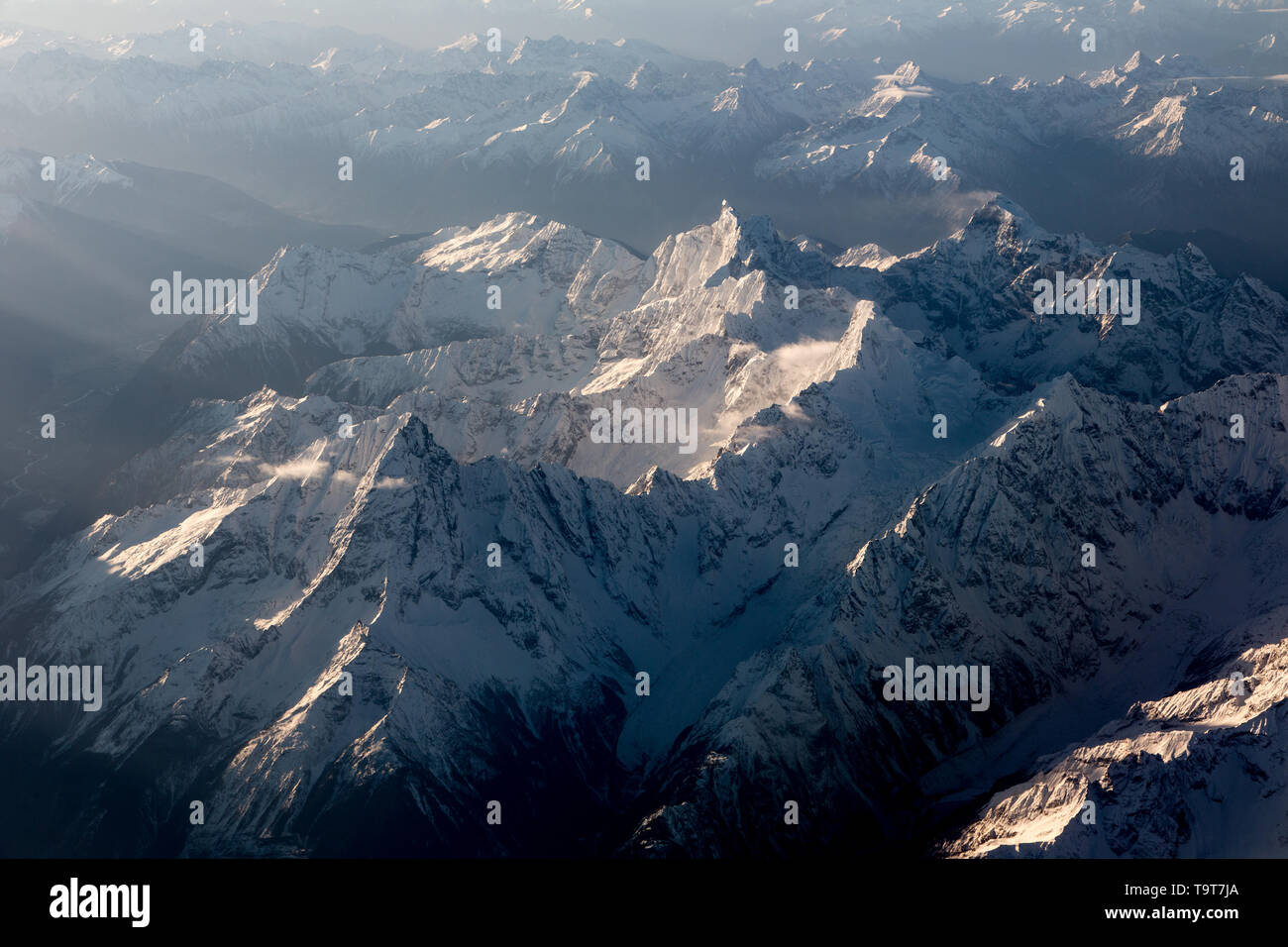 Die Hengduan Berge separate der tibetischen Hochebene von Yunnan und Guizhou Hochebene im Westen Chinas in der Region Kham und historisch genannt wird. Stockfoto