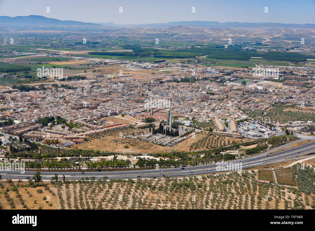 Bailen, Stadtverwaltung von Granada. Andalusien, Spanien Stockfoto