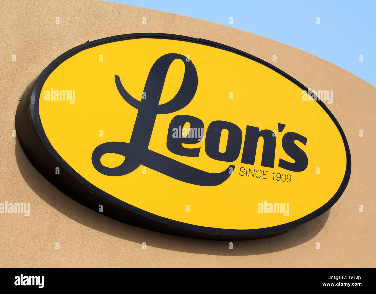 Truro, Kanada - 19. Mai 2019: Leons store Outlet unterzeichnen. Leons ist eine kanadische Möbelhaus derzeit Verkaufsstellen in allen Provinzen von Kana Stockfoto