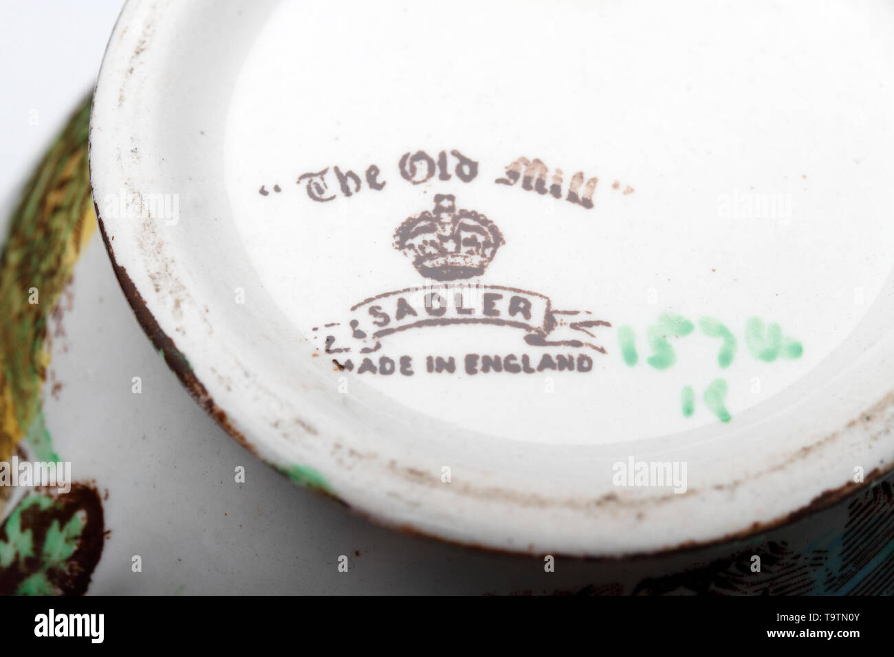 James Sadler und Söhne, Alte Mühle Teekanne Name: JJames Sadler und Söhne, Alte Mühle Teekanne Datum: Veranstaltung: Adresse/Ort: Sandyford, Stoke-on-Trent James Sa Stockfoto