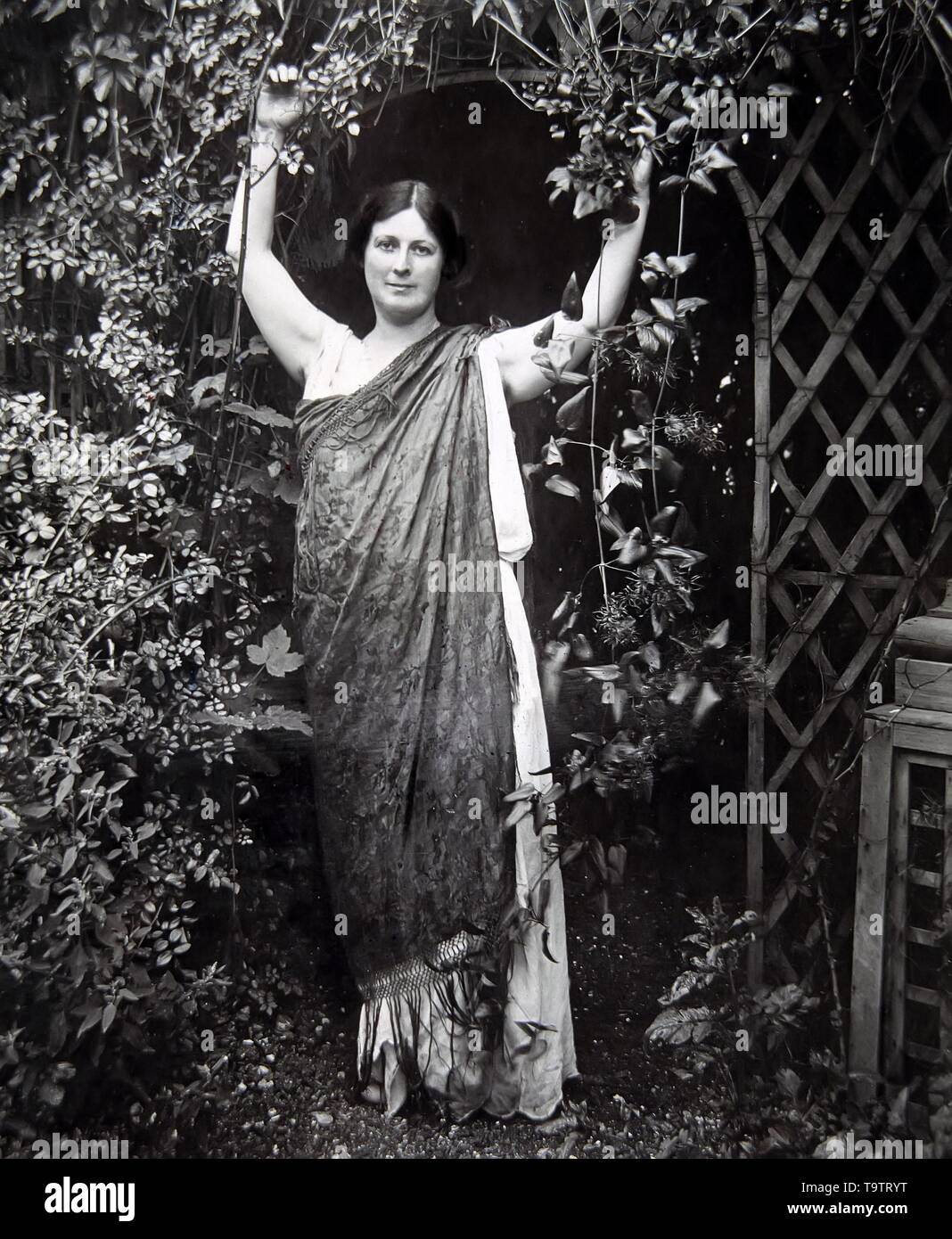 BAILARINA Isadora Duncan, USA. 1878 - 1927. Stockfoto